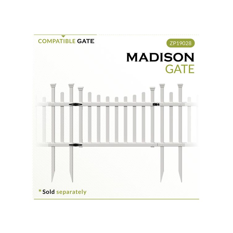 Madison Picket Garden Fence